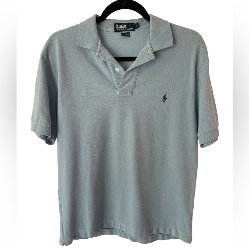 Polo Ralph Lauren Classic Fit Polo Shirt Light Blue Size S